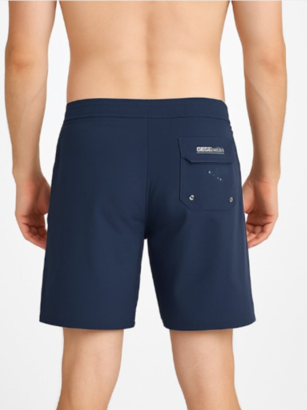 Honolua Size 40 Blue Board Shorts / Surfwear Hook & Loop Fly Back Pocket Logos - Picture 2 of 13